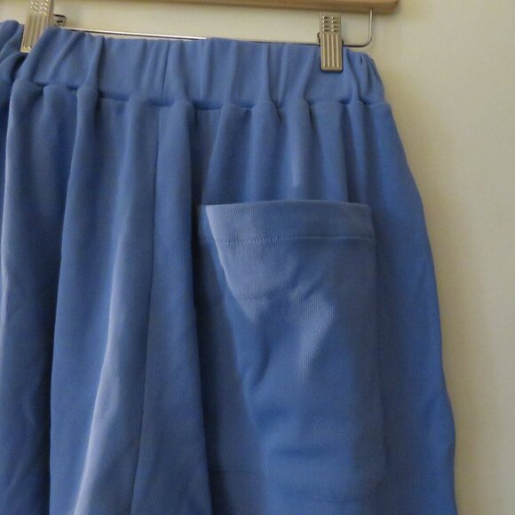 BIANCA SAUNDERS Light Blue Three-Pocket Lounge Pants Minimalist Quiet Luxury - Picture 11 of 14
